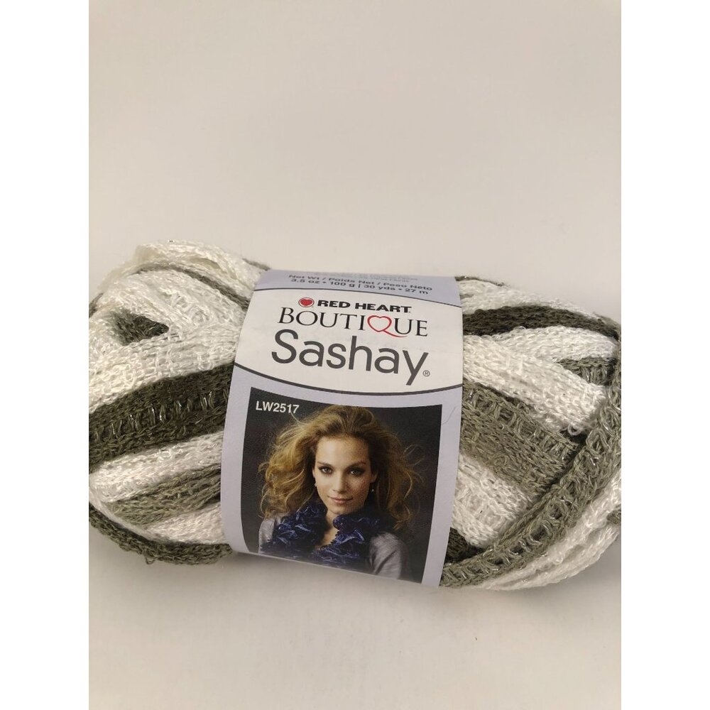Lot of 2 Skeins: Red Heart Boutique Sashay 30 yards in Salsa and Shuffle